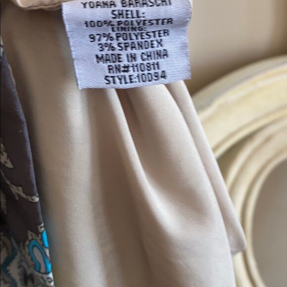 Yoano Baraschi Anthropologie women’s size M paisley print dress - Picture 7 of 7